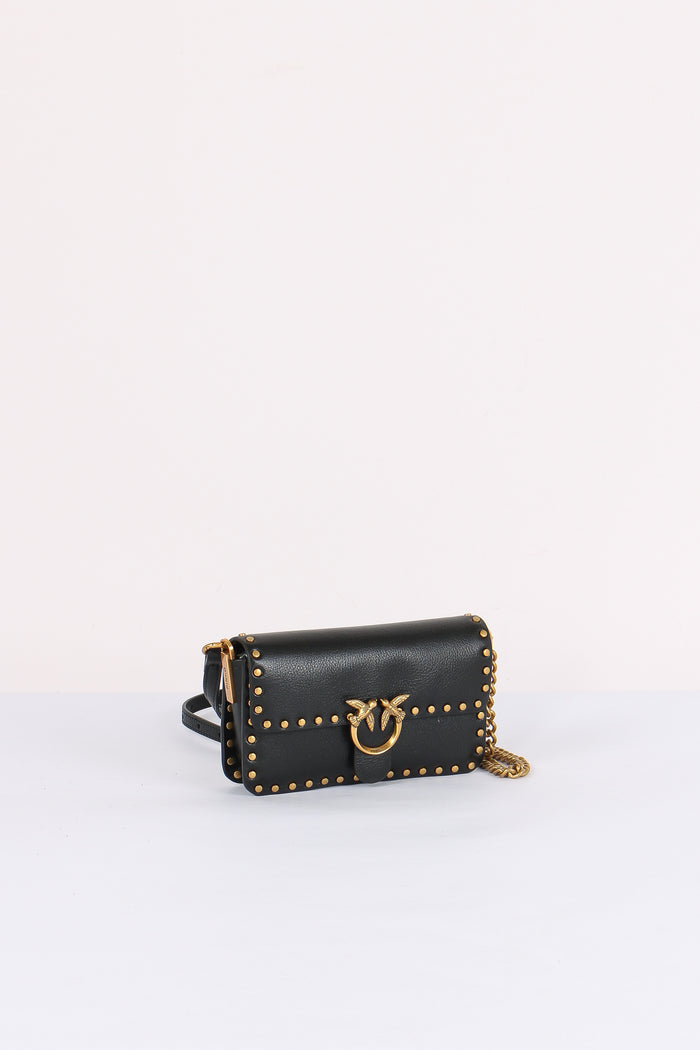 Tracollina Love One Mini Slouchy Nero/antique Gold-7