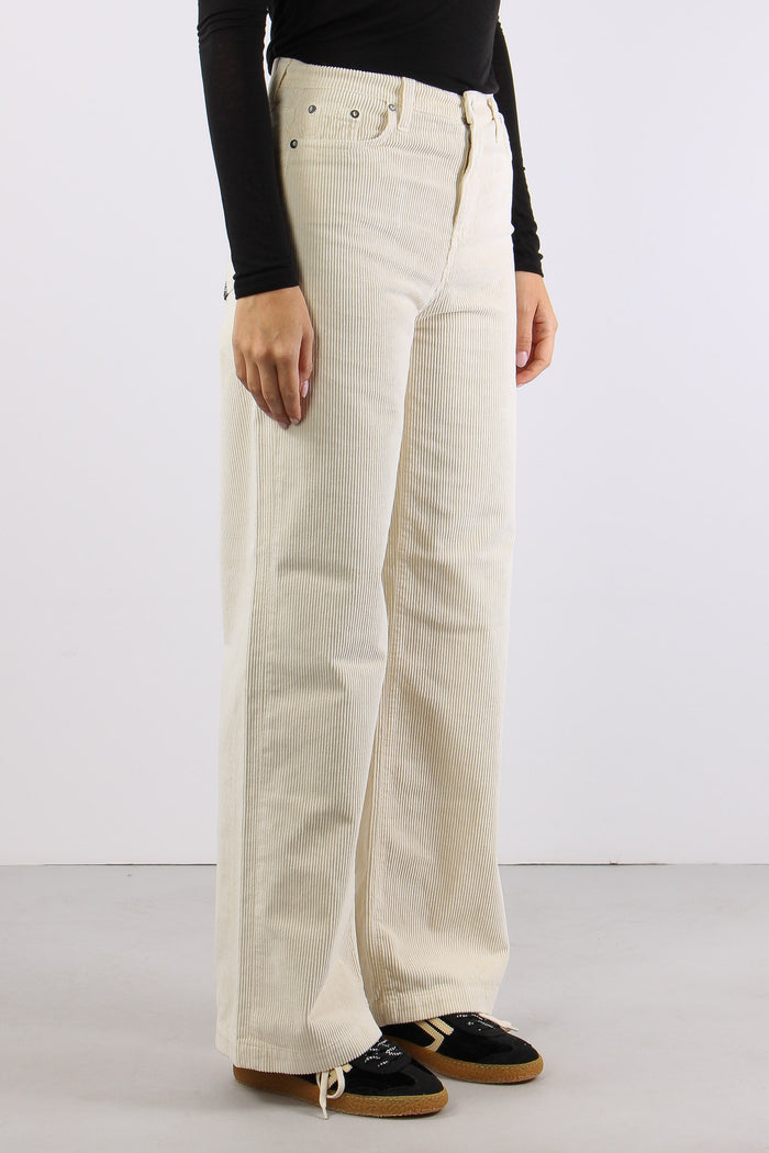 Pantalone Velluto Millerighe Butter-4