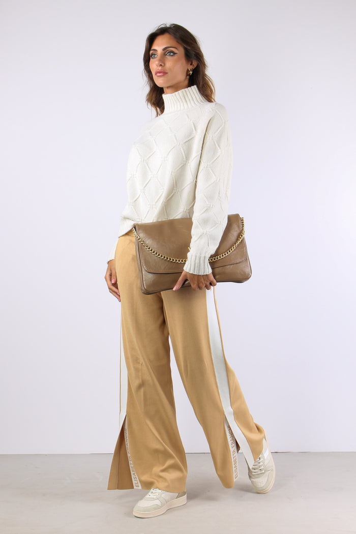 Maglia Tricot Logo Milk-5