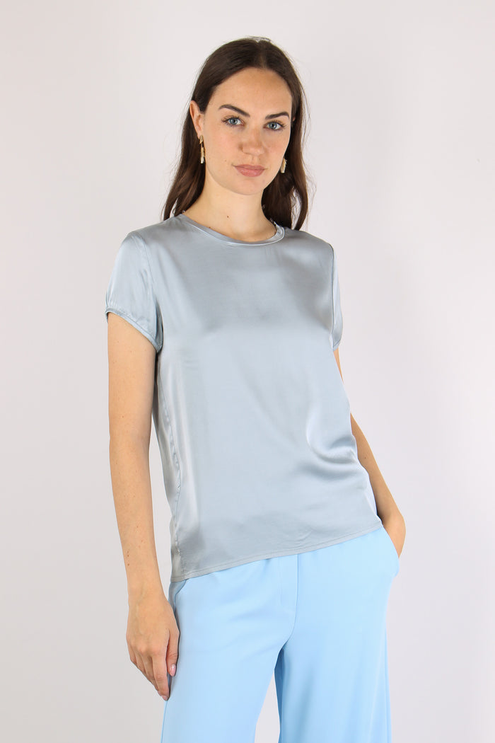 T-shirt Viscosa Stretch Azzurro-5