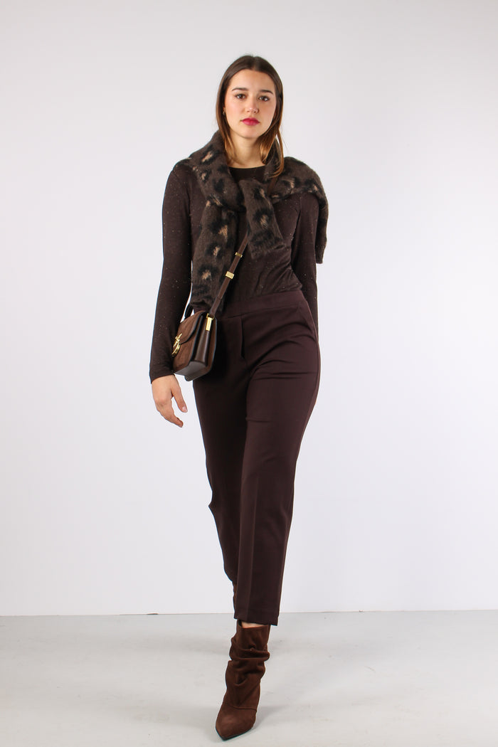 Pantalone Punto Milano Spacche Moro-4
