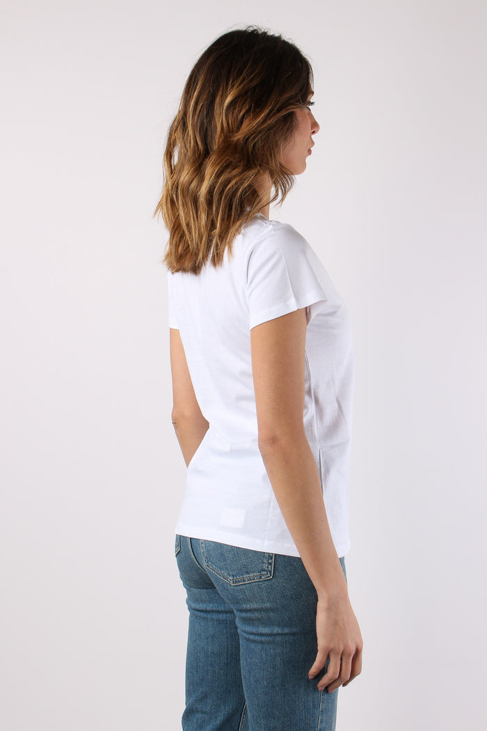 T-shirt Slim Fantasia Bianco/explore-7