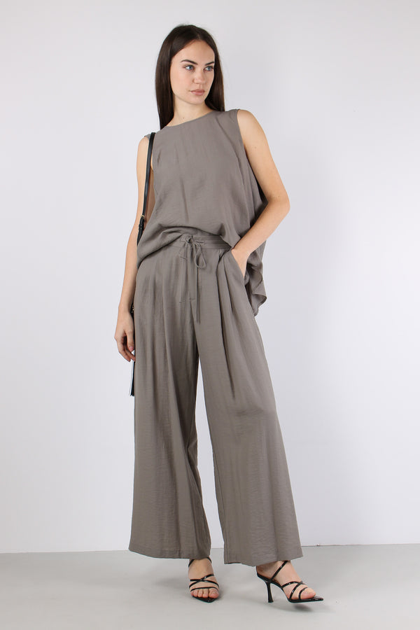 Blusa Scavo Dietro Grigio