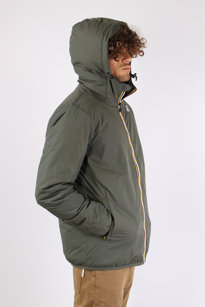 Giubbotto Inserto Teddy Green Blackish-3