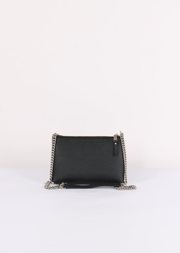 Mini Pochette Tracolla Bottalata Nero-3