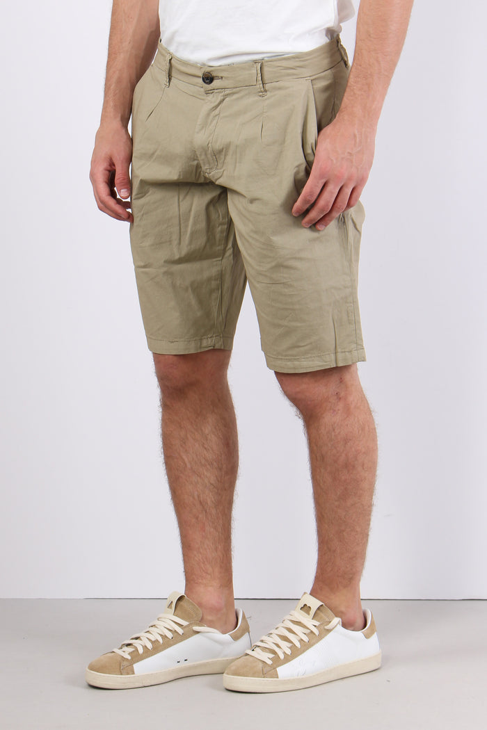 Bermuda Cotone Leggero Pence Taupe-4