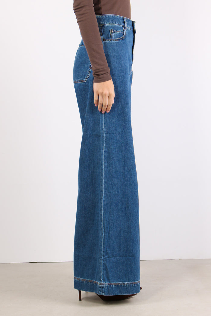 Vega Jeans Palazzo Medio Pulito-4