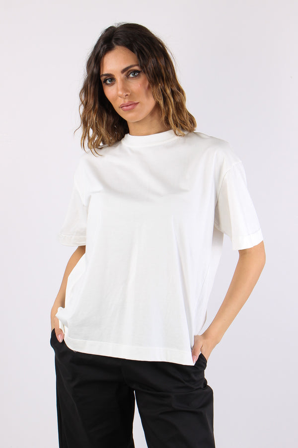 T-shirt Fiocco Pizzo Bianco-2