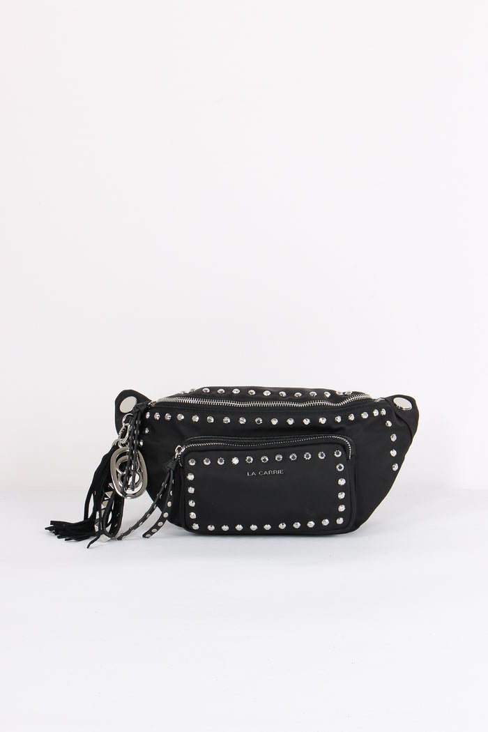 Marsupio Nylon Borchie Black