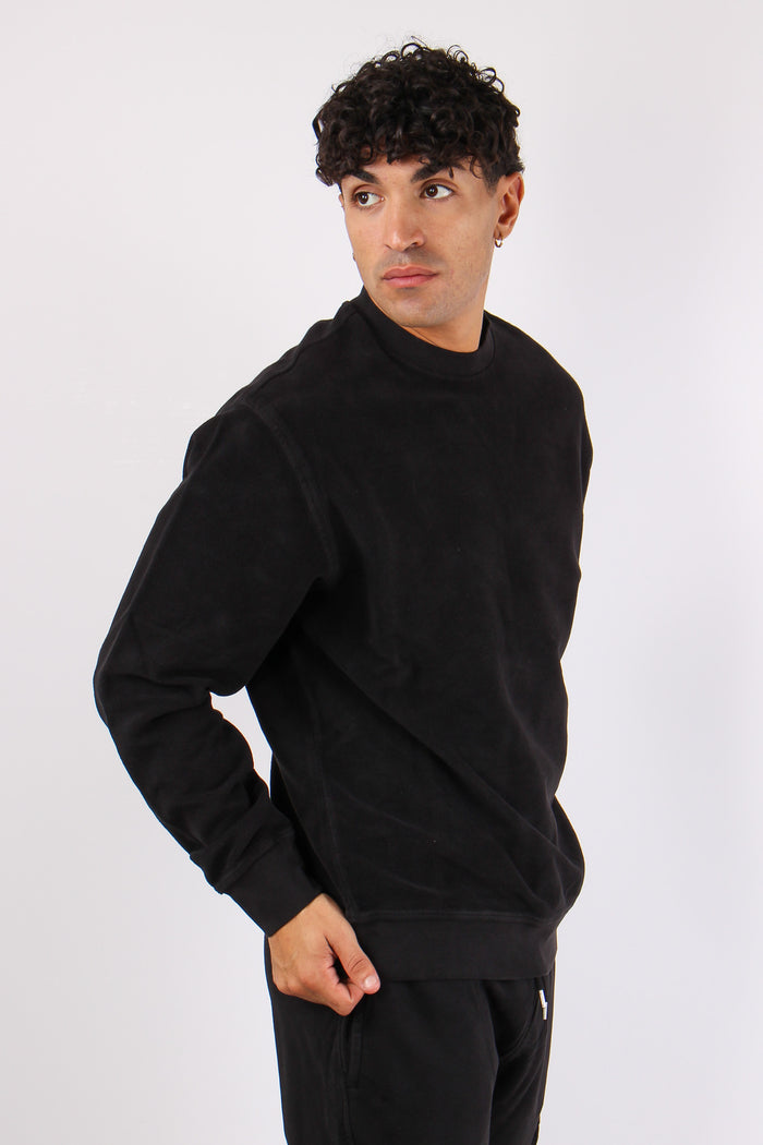 Felpa Girocollo Black-3