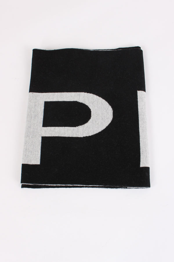 Serbia Sciarpa Logo Nero/bianco