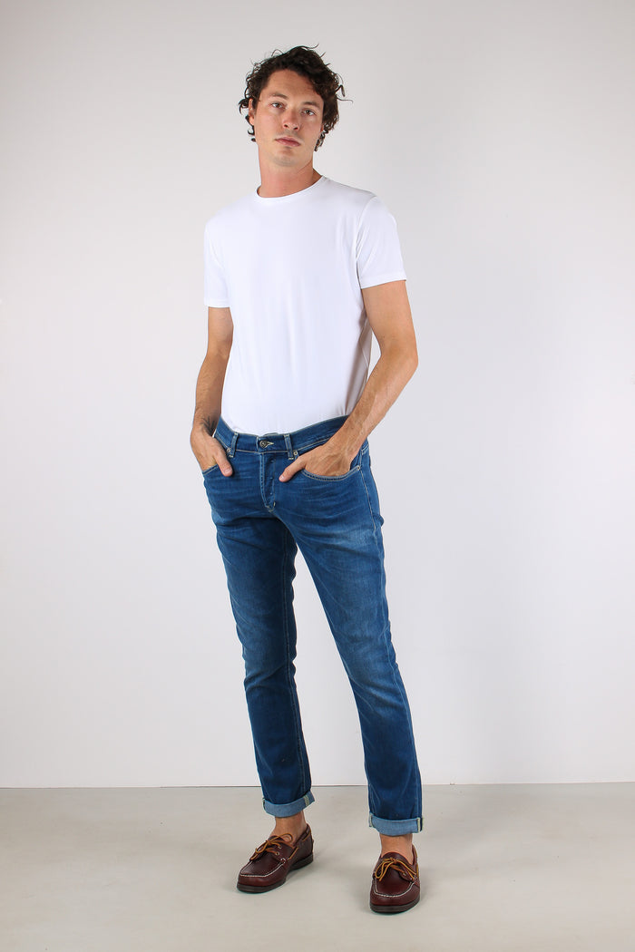 George Denim Skinny Pulito Denim Medio