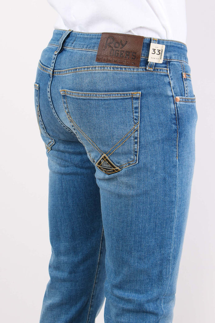 Denim Slim Fit Denim Chiaro-7