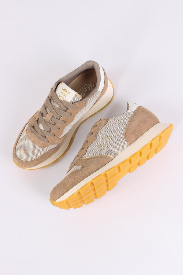 Sneakers Ally Glitter Textile Stone-2