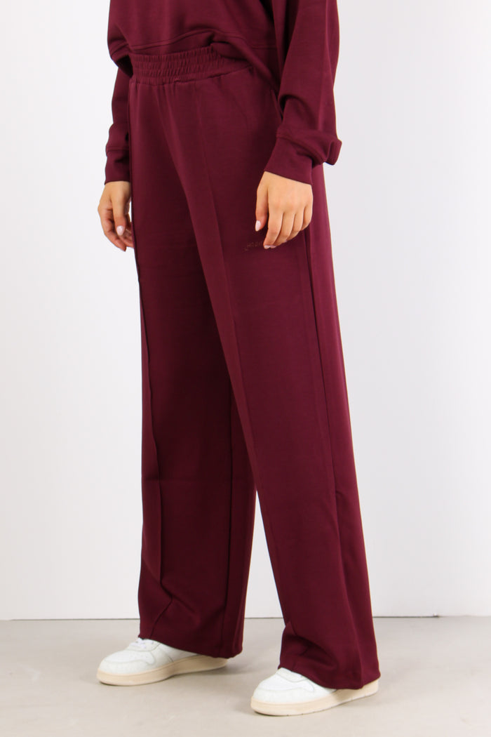 Pantalone Palazzo Modal Bordeaux-3
