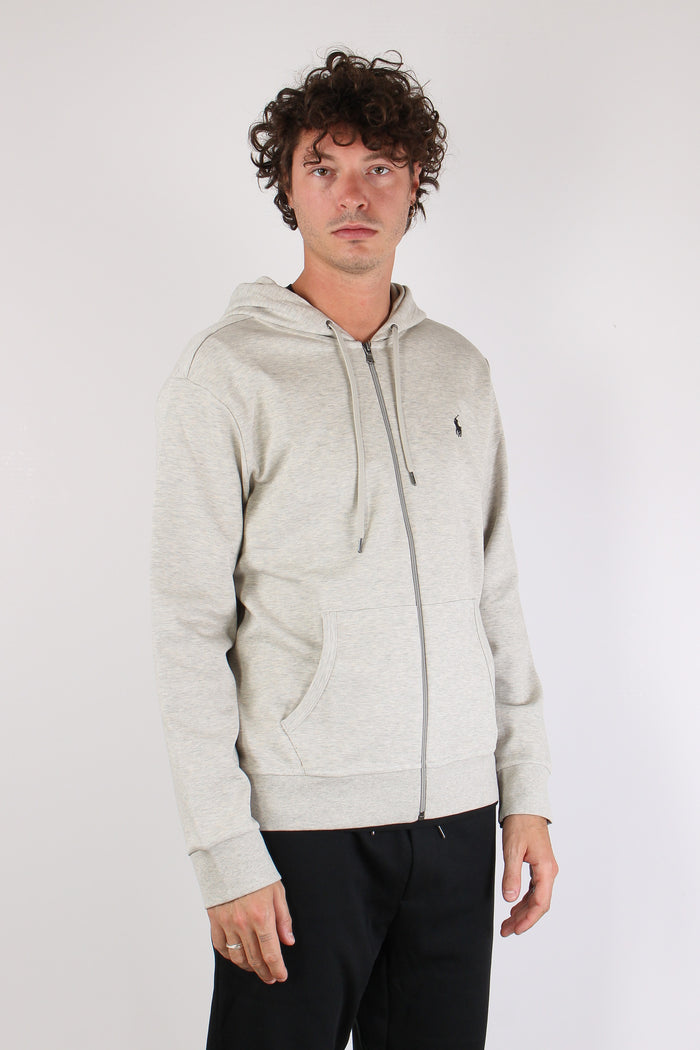 Felpa Zip Cappuccio Sport Heather-5