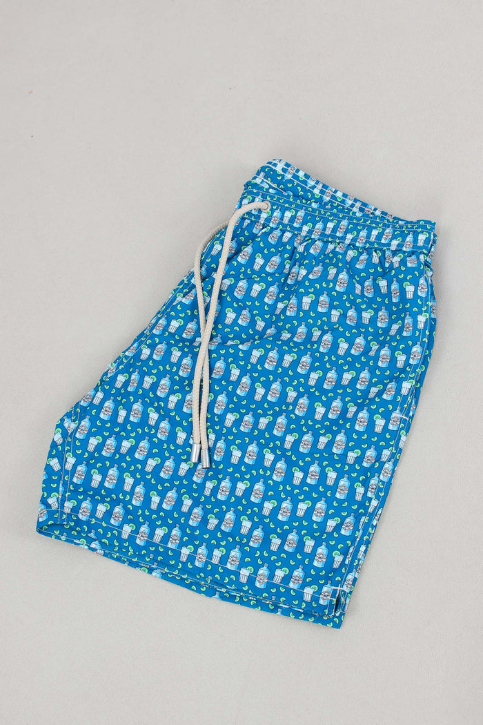 Costume Boxer Fantasia Blu-3