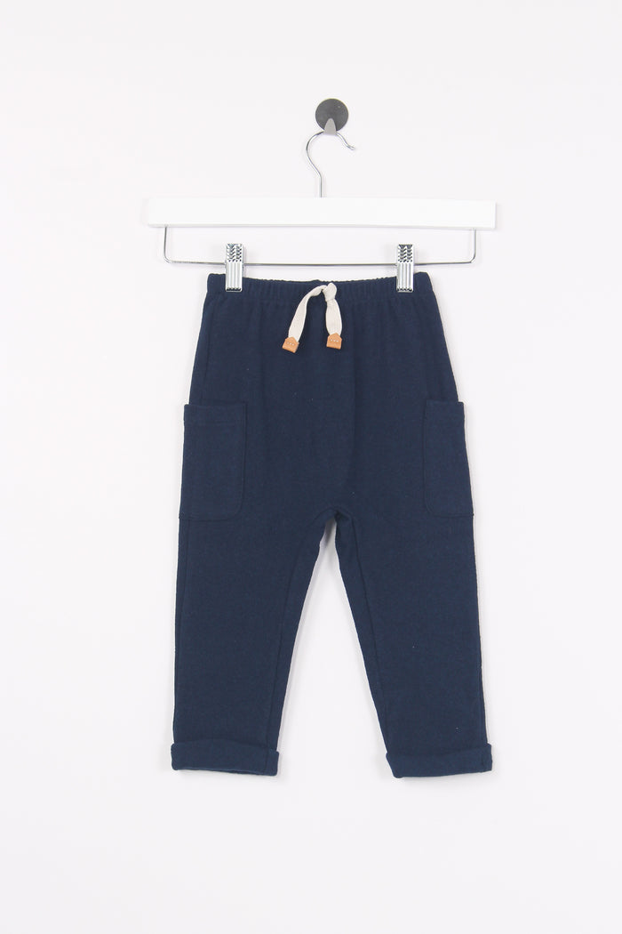 Pantalone Caldo Cotone Navy-1