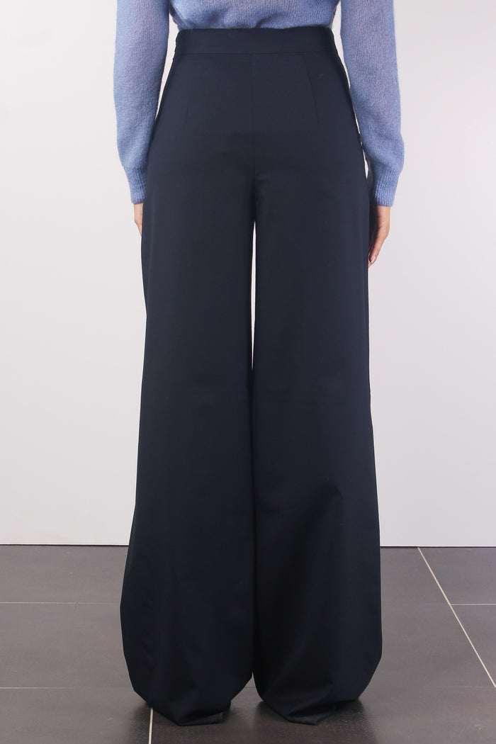 Cammeo Pantalone Palazzo Bot Blu-4