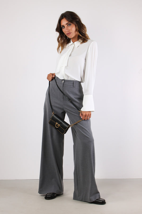 Badisco Pantalone Palazzo Medium Grey