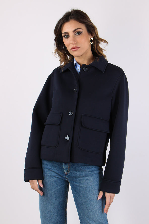 Wkdperle Peacoat Scuba Piquet Blu-2