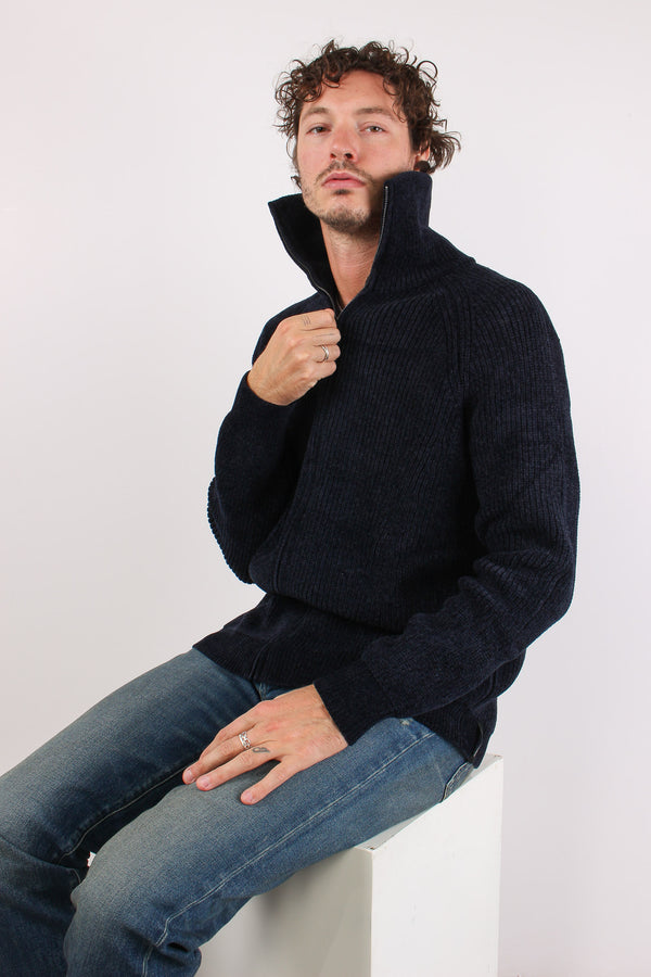 Collo Alto Costa Inglese Navy-2