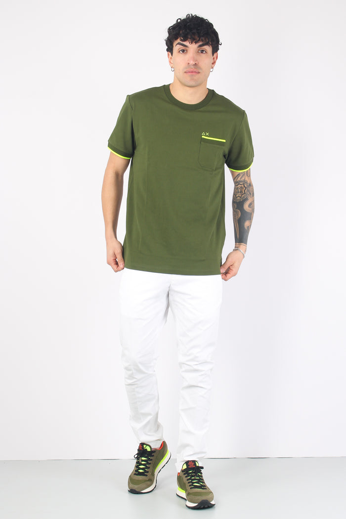 T-shirt Pique Taschino Verde-3