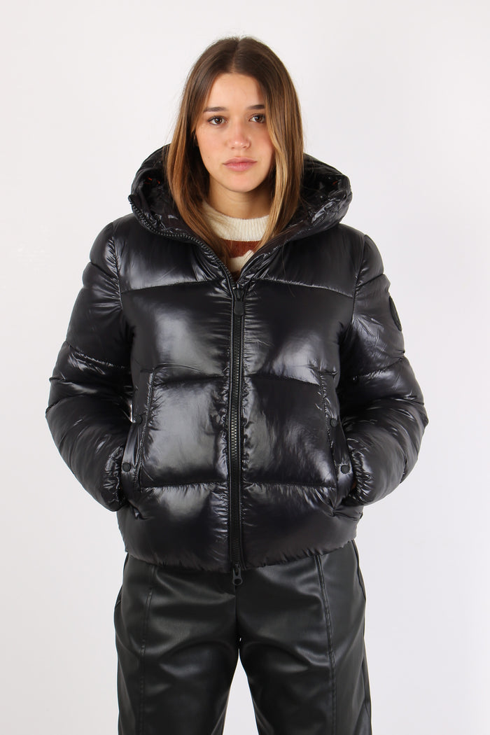 Biddy Piumino Cappuccio Luci Black