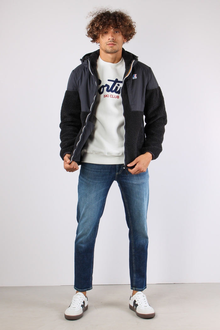 Giubbotto Inserto Teddy Black Pure-5