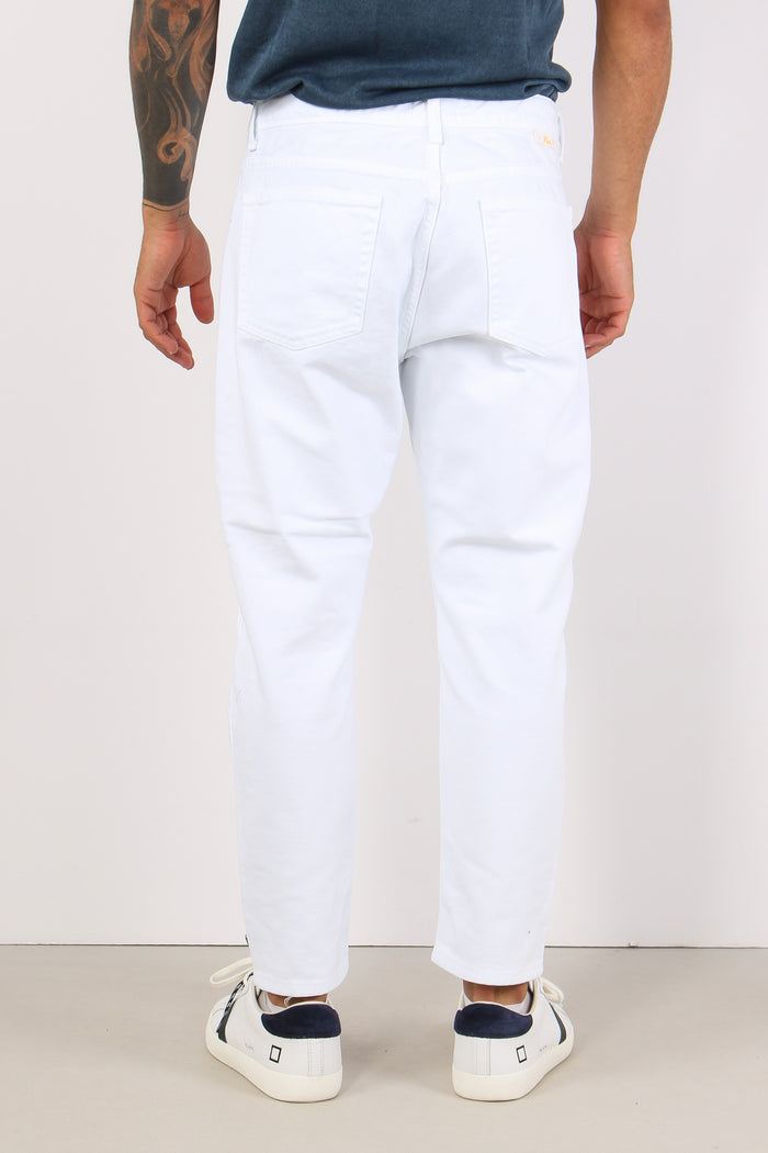 Pantalone Cropped Bianco-4