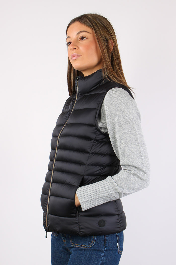 Lynn Gilet Piuma Black-5