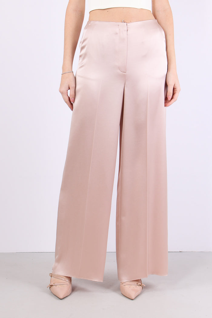 Limoncello Pantalone Satin Rosa Mogano-2