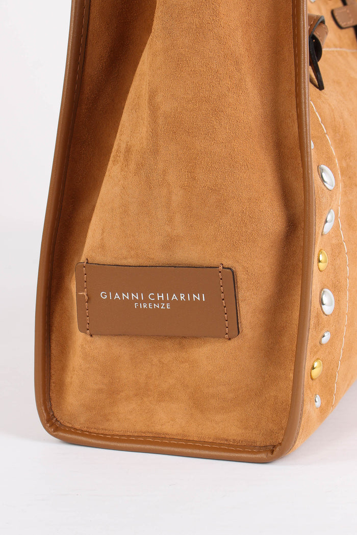 Shopping Inserto Borchie Caramello-5