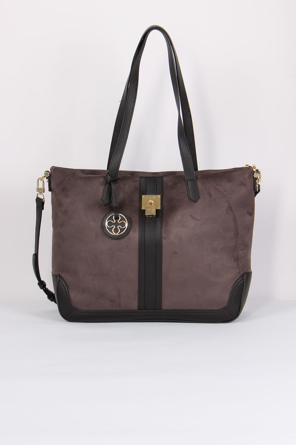 Georgia Shopping Eco Camoscio Antracite