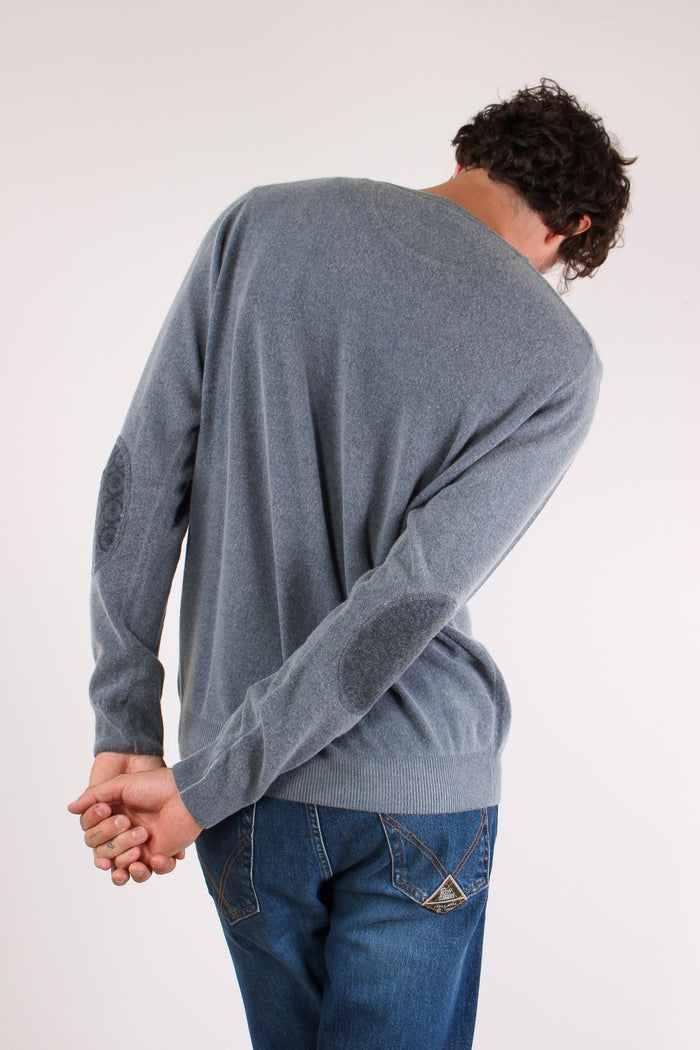 Maglia Girocollo Toppa Fantasi Blu-3