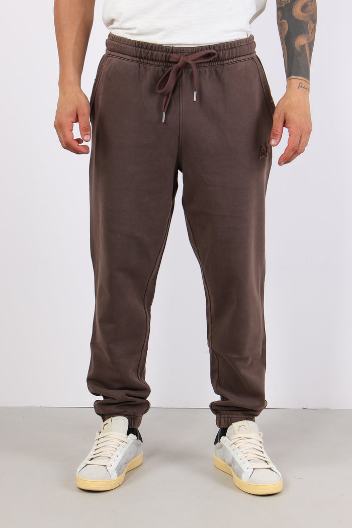 Pantalone Felpa Delavee Marrone-2