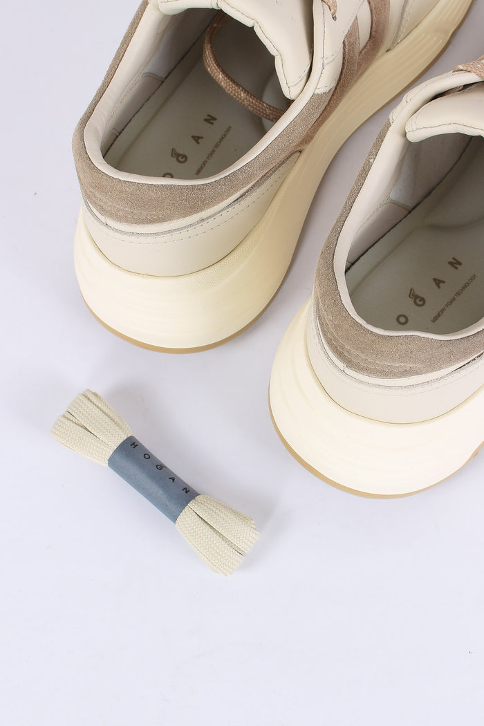 Sneakers H669 Allacciato H Bianco/beige-6