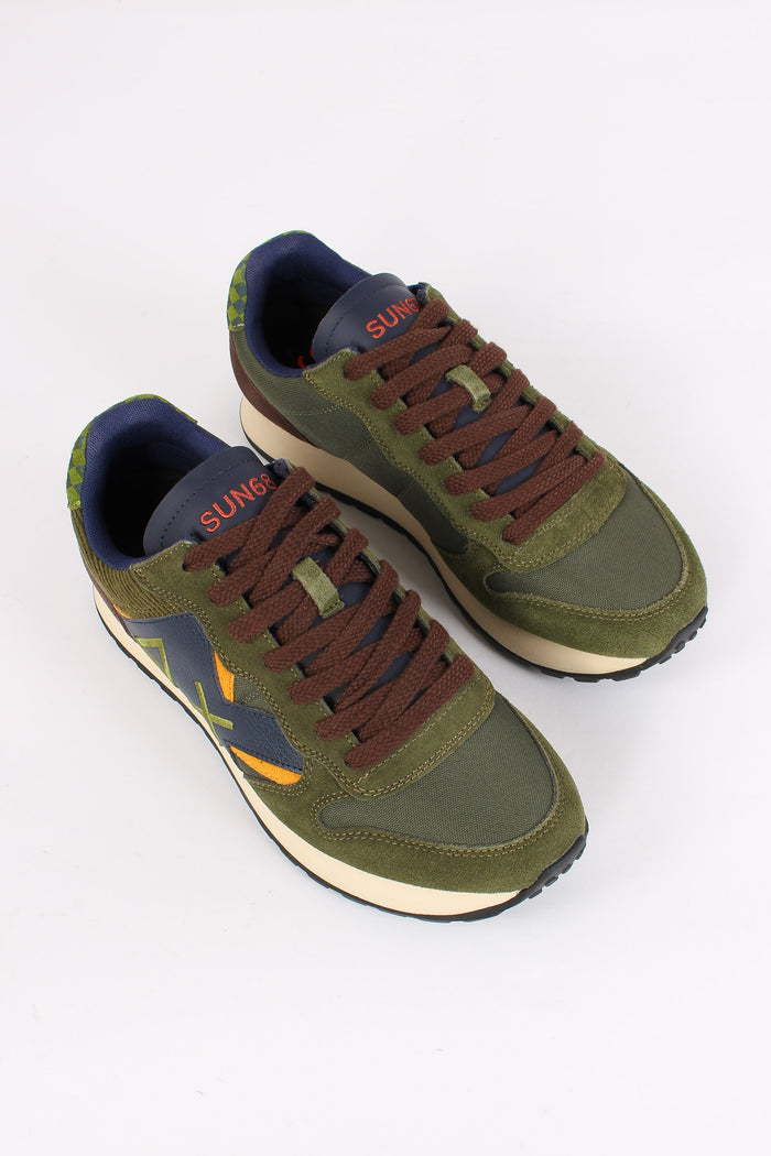 Sneakers Jaki Velluto Militare-5