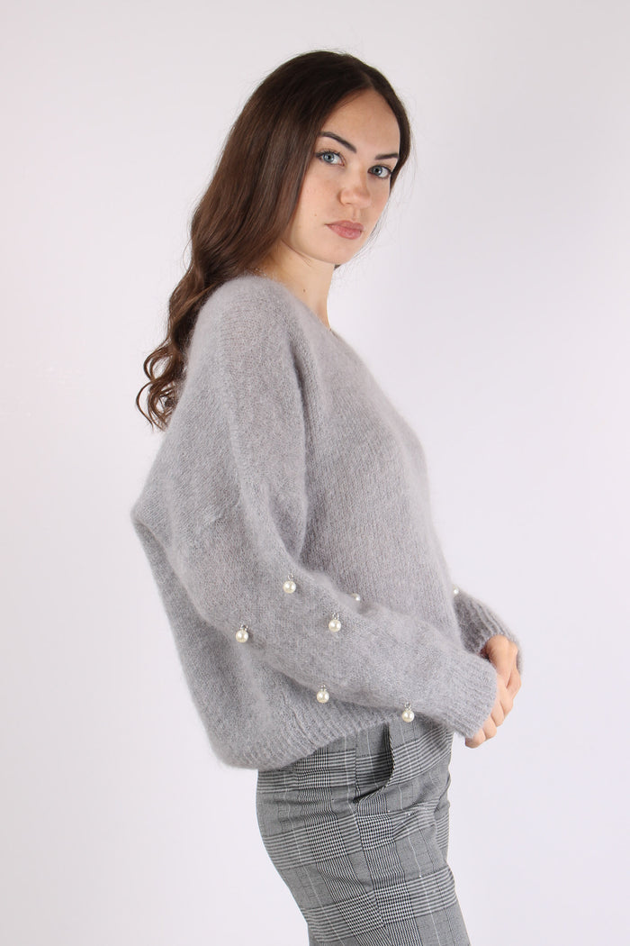 Maglia Manica Perle Ash-11