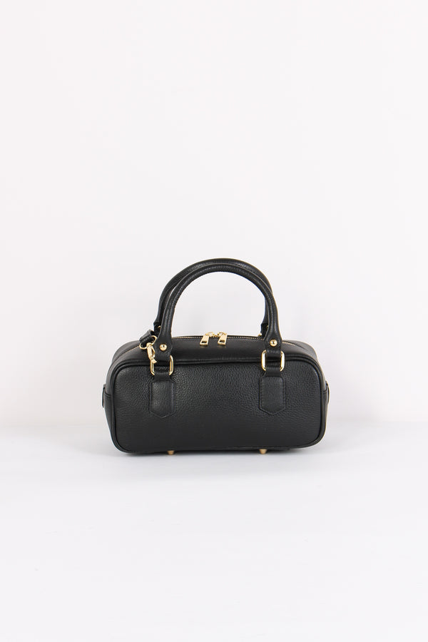 Maxi Bauletto Zip Nero