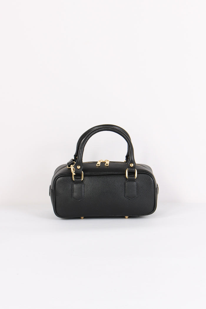 Maxi Bauletto Zip Nero