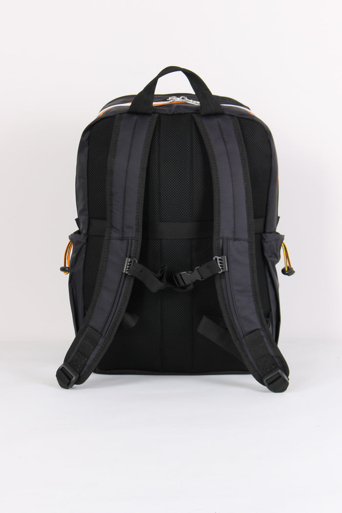 Zaino Doppia Zip Black Pure-3
