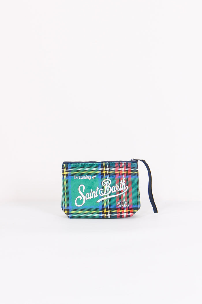 Pochette Tartan Verde/rosso-3