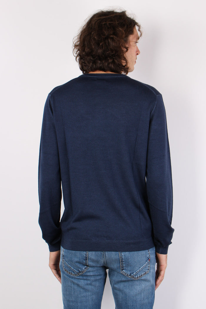 Girocollo Vintage Navy Blue-3