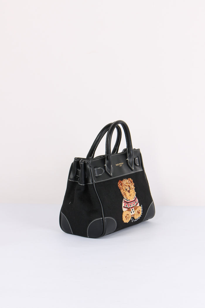 Mini Shopping Orsetto Black-6