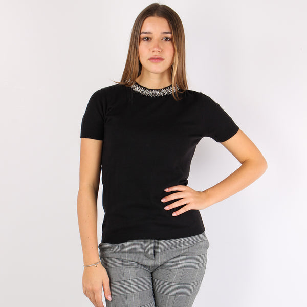 Acteria Maglia M/m Viscosa App Black-2