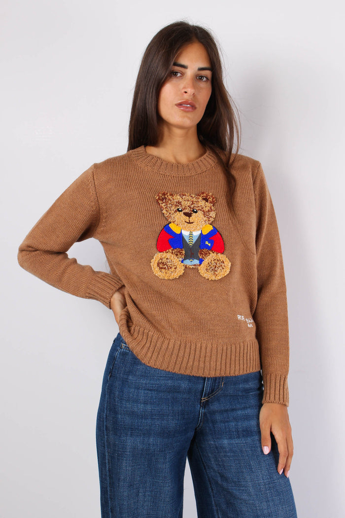 Pullover Orsetto Camel-3