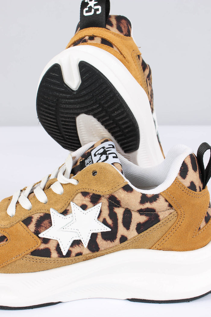 Sneakers New Run Star Animalier Leopard/taupe-4