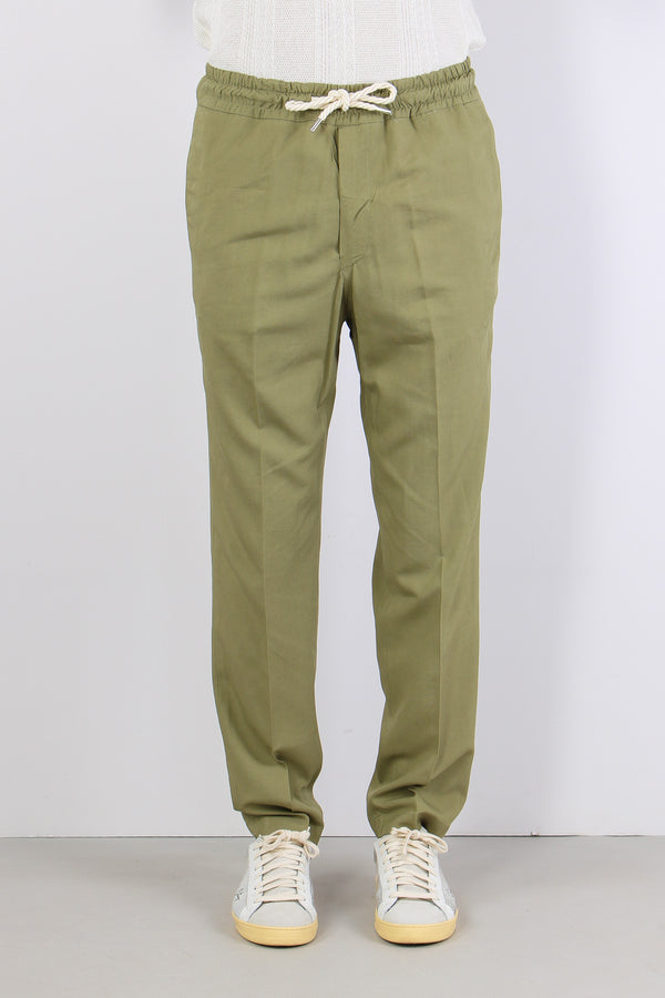 Pantalone Viscosa Lino Oliva-2