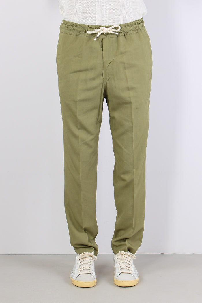 Pantalone Viscosa Lino Oliva-2